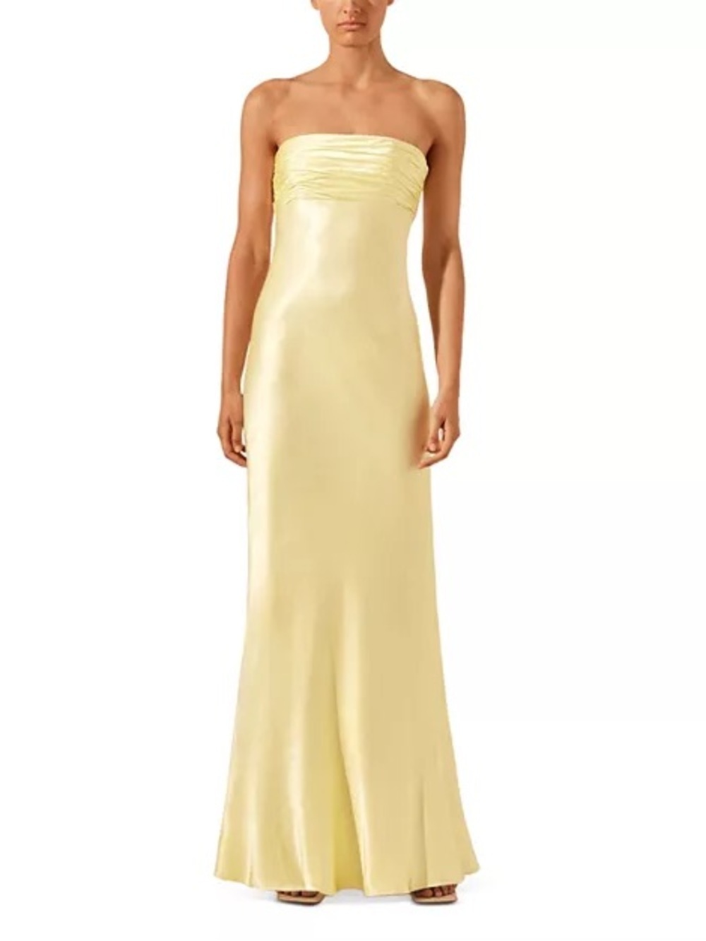 SHONA JOY
La Lune Strapless Maxi Dress